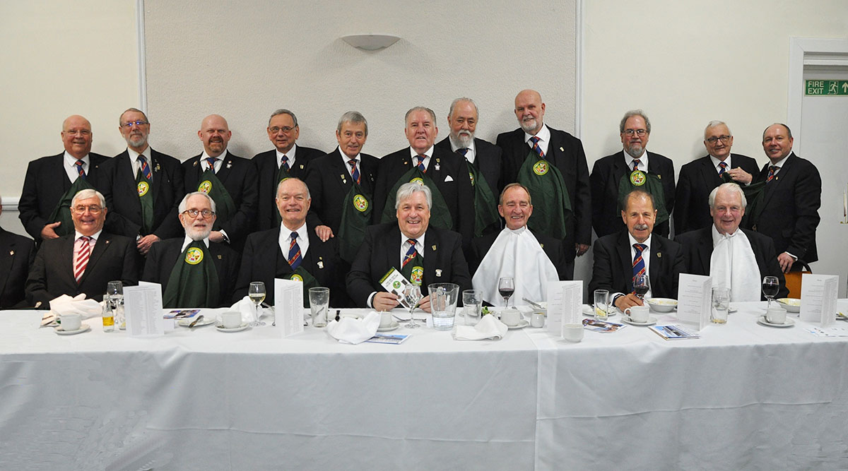 Flying the flag at the Annual Meeting of the Provincial Grand Lodge of Mark Master Masons of Surrey